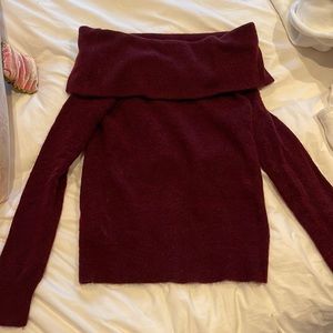 Off the shoulder Club Monaco sweater